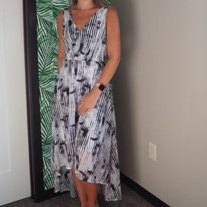 Black & White Patterned Dress